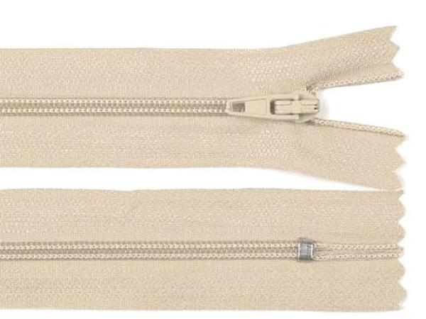 Reißverschluss Spirale 3 mm Länge 25 cm pinlock Sand